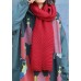 2019 red warm cotton Cinched red scarves